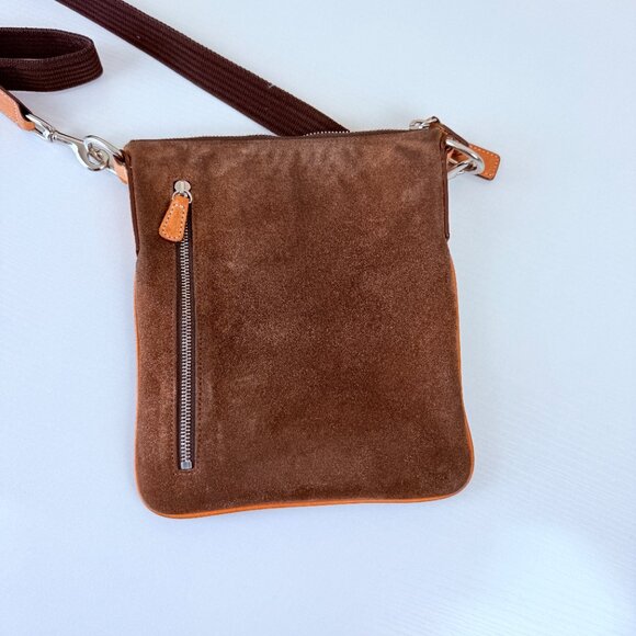 Vintage Coach Genuine Suede Cross Body Bag - Picture 2 of 7